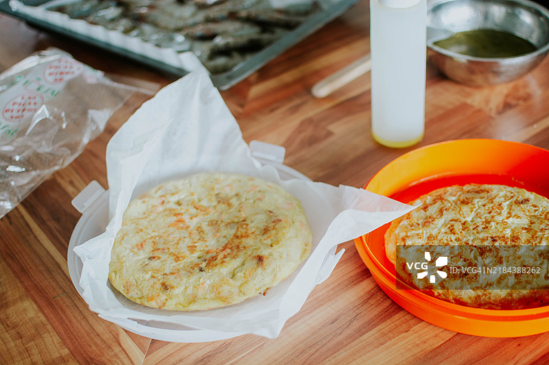 西班牙土豆饼图片素材