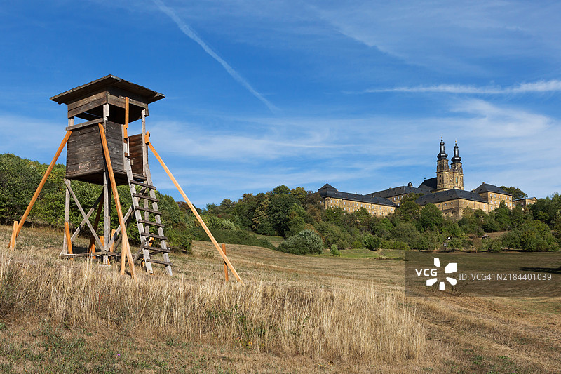 历史旅行目的地：班茨修道院（上弗兰肯，巴伐利亚/德国）图片素材