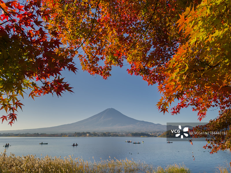 河口湖图片素材