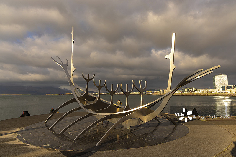 太阳航行者，雷克雅未克，冰岛，欧洲图片素材