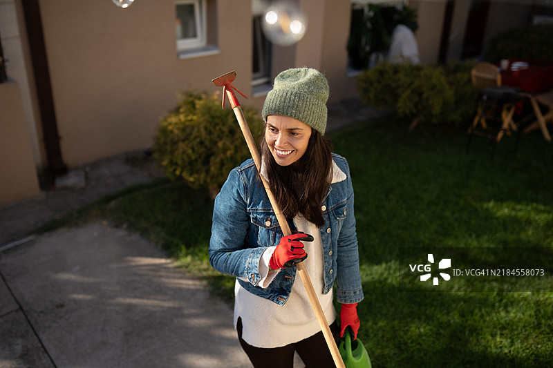 我的园艺工具图片素材