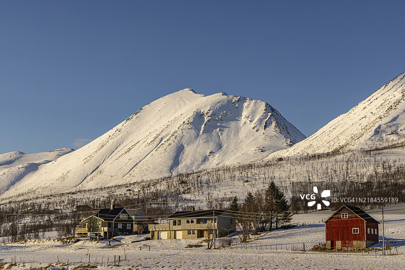 特罗姆维克，特罗姆斯，挪威，欧洲图片素材