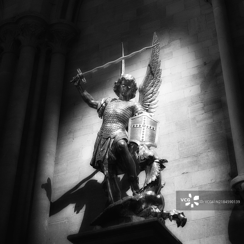 法国库唐斯的圣母院大教堂图片素材