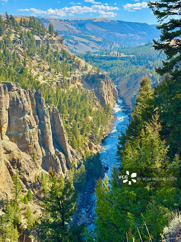 塔罗山-罗斯福和黄石国家公园东北部图片素材