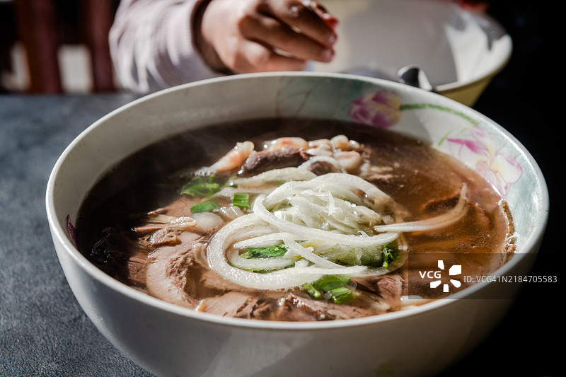 一碗越南河粉图片素材
