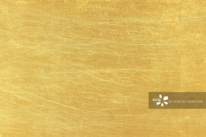 划痕金色表面纹理背景图片素材