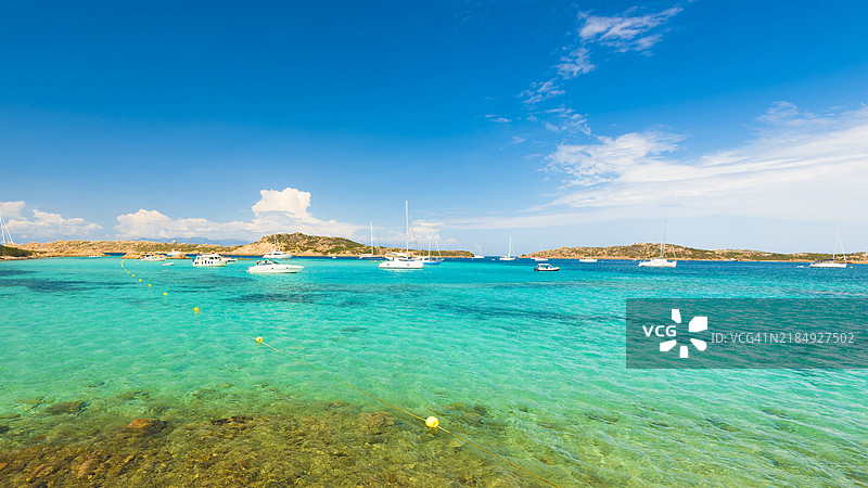 卡拉德卡瓦利耶雷，布代利岛，拉马达莱纳群岛，撒丁岛，意大利图片素材