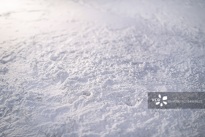 雪面特写图片素材