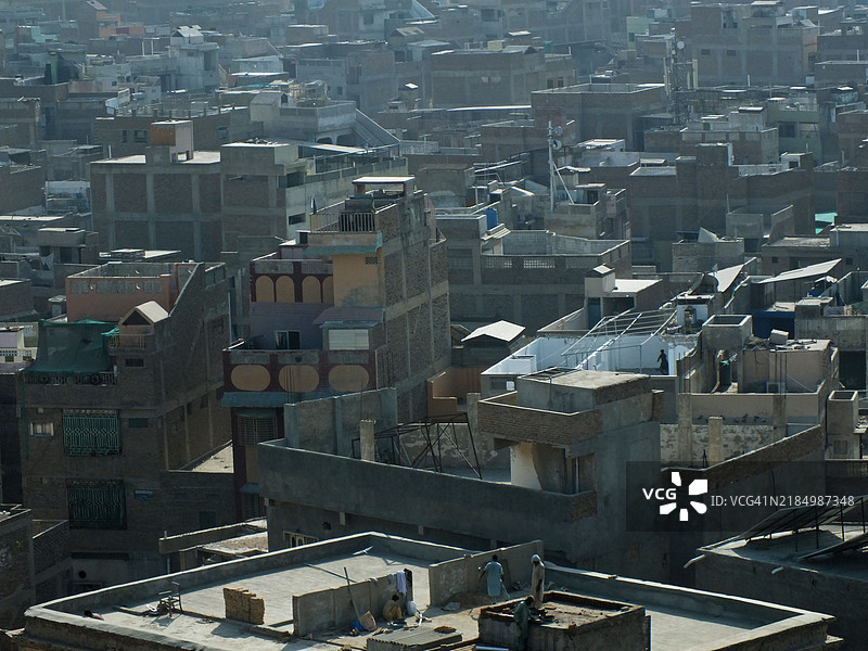 苏库尔 - 城市的鸟瞰图图片素材