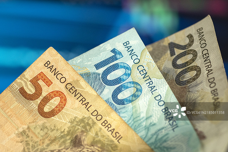 巴西货币（雷亚尔/雷亚斯）图片素材