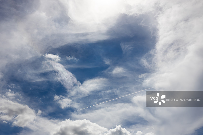天空中的云彩图片素材