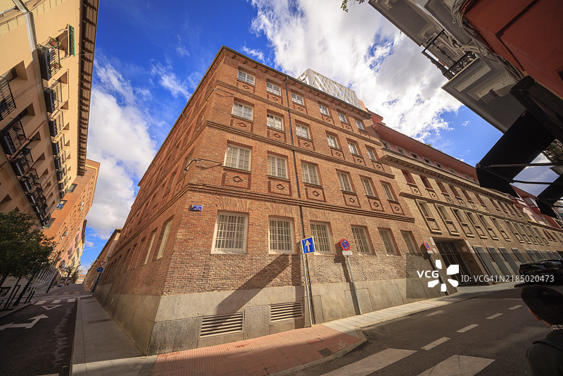 马德里ABC博物馆的砖石美景图片素材