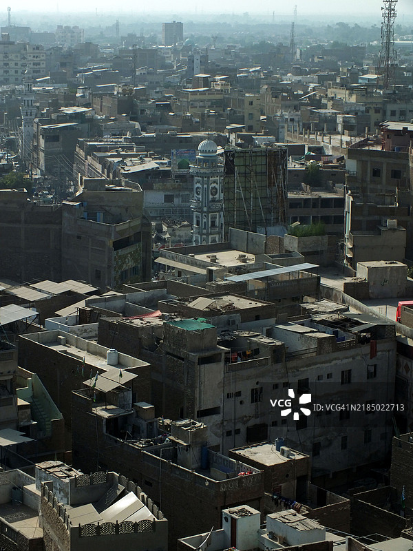 苏库尔 - 城市的鸟瞰图图片素材