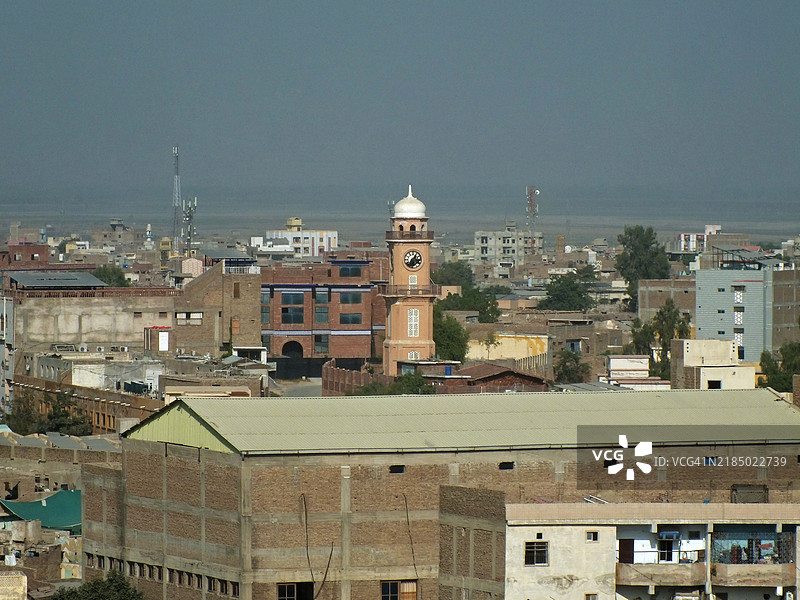 苏库尔 - 城市的鸟瞰图图片素材