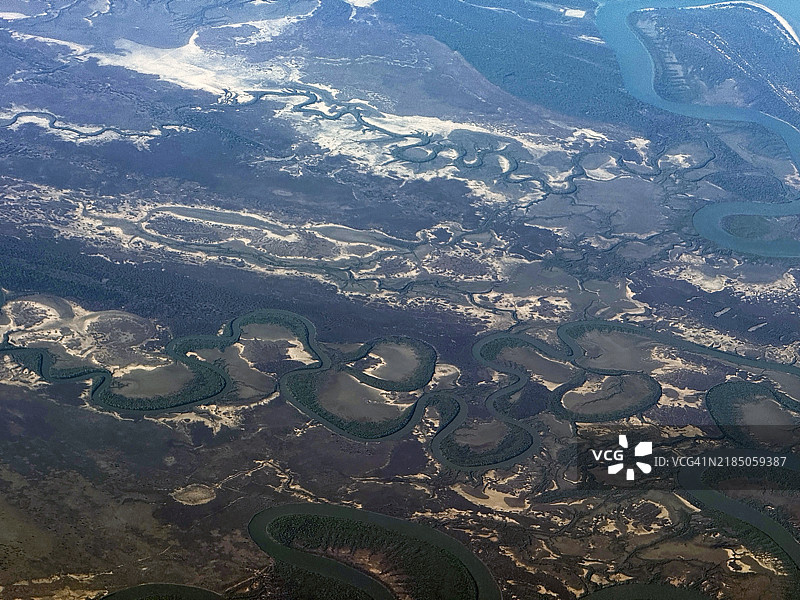 卡奔塔尔湾约克角沿岸地貌图片素材