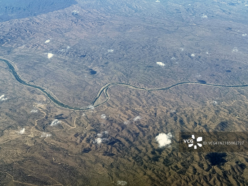 皱褶的风景，凯普约克，昆士兰，澳大利亚图片素材