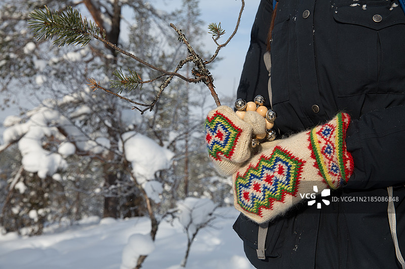 萨米手套图片素材