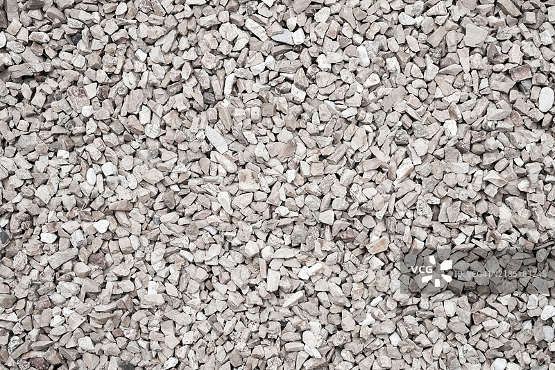 圆形河石地面的俯视图图片素材