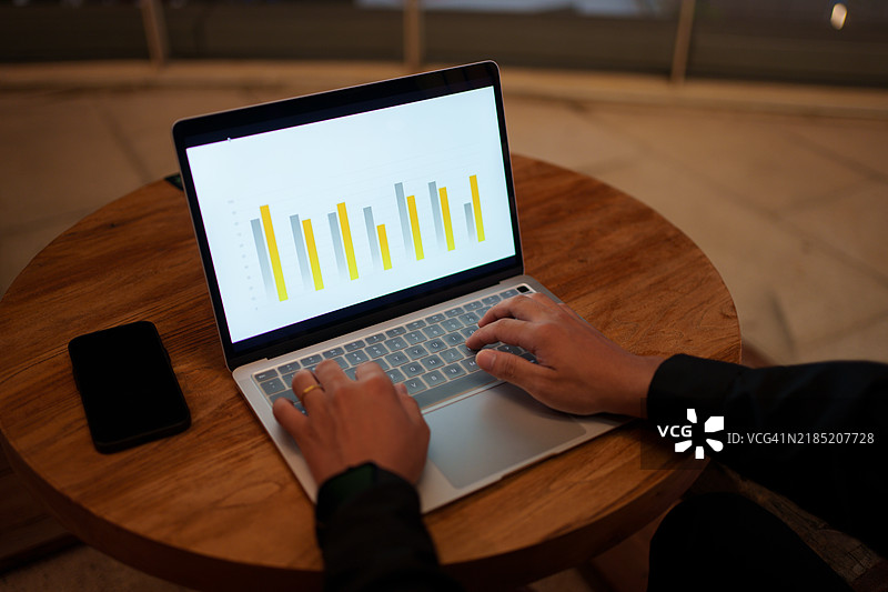 查看计算机图表图片素材