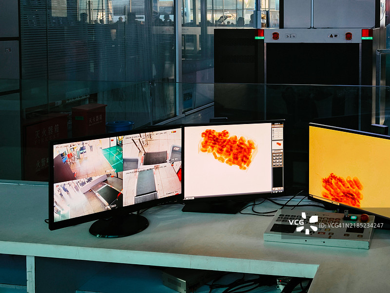 行李扫描仪图片素材