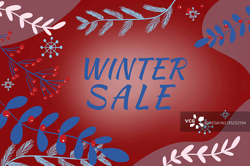 冬季促销图片素材