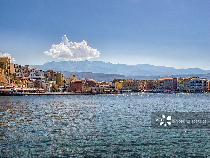 哈尼亚港图片素材