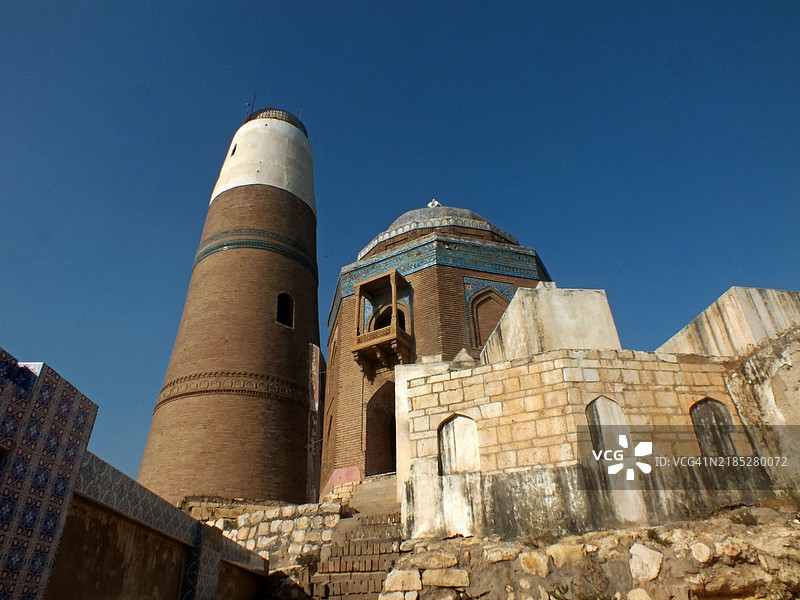 米尔·马苏姆·沙赫的宣礼塔图片素材
