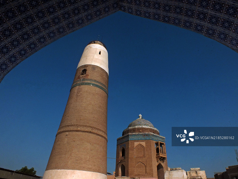 米尔·马苏姆·沙赫的宣礼塔图片素材