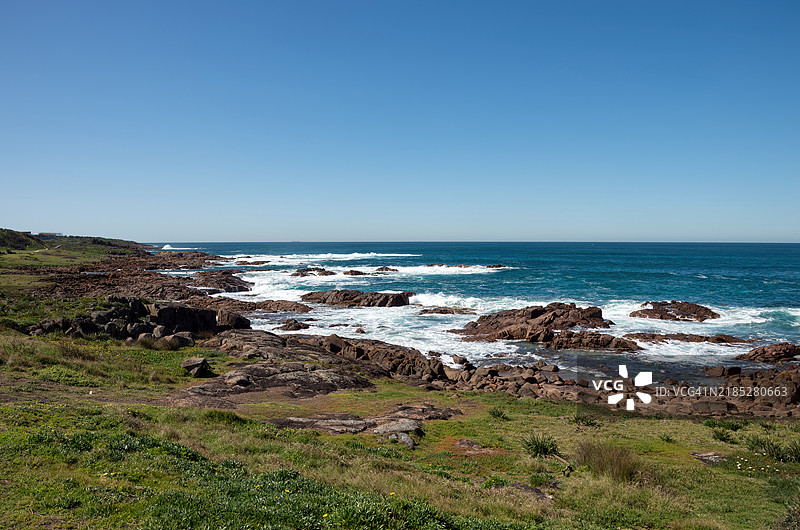 渔夫湾，托马里海岸步道，安娜湾，新南威尔士州，澳大利亚图片素材