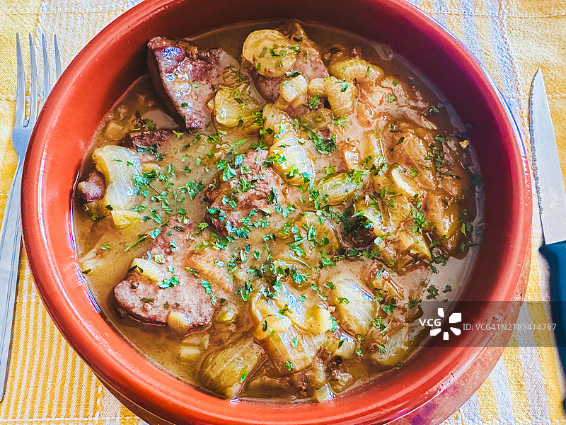 肝脏炖菜图片素材