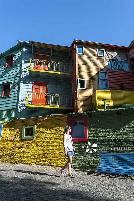 布宜诺斯艾利斯的拉博卡图片素材