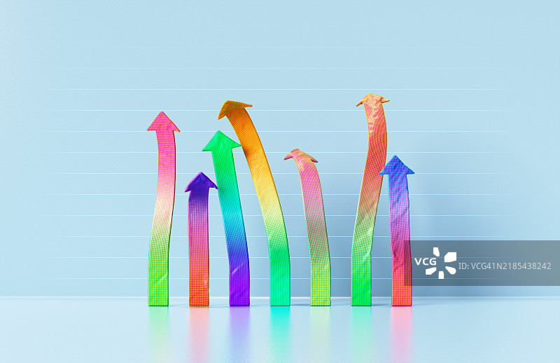 柔和的箭头形状图片素材