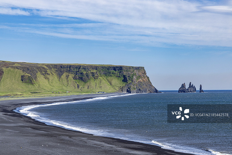 冰岛南海岸的Dyrholaey岩石图片素材