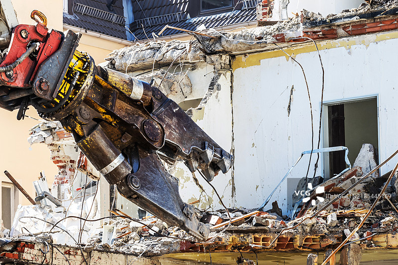 建筑拆除图片素材