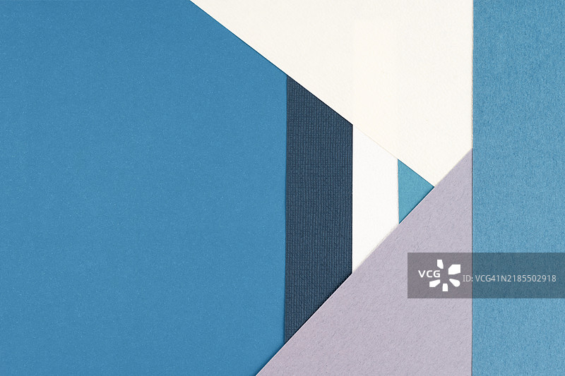 多彩的蓝白纸纹理作为背景，背景设计。图片素材