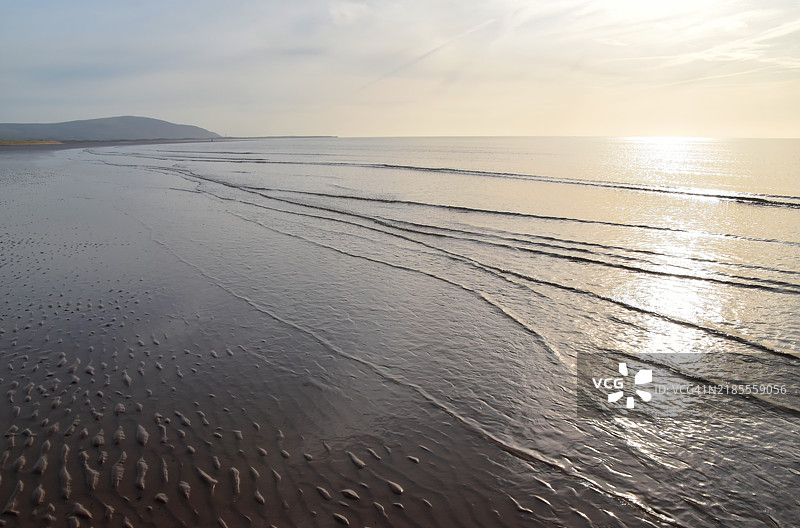 德里格海滩的低潮图片素材