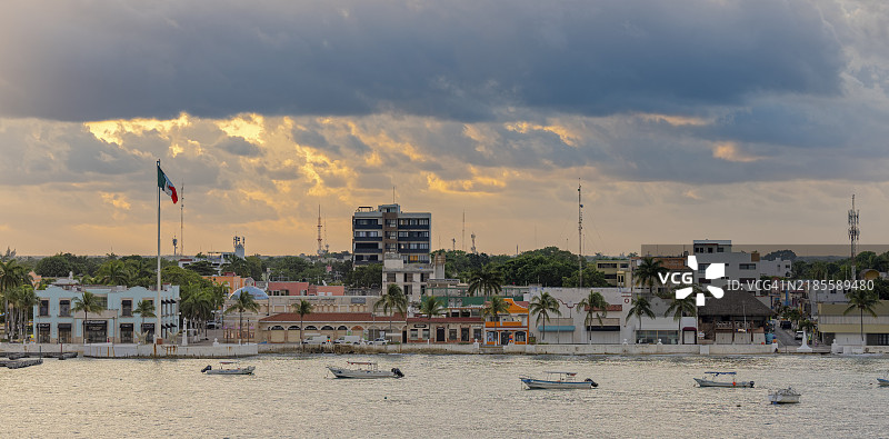 科苏梅尔，金塔纳罗奥，墨西哥图片素材