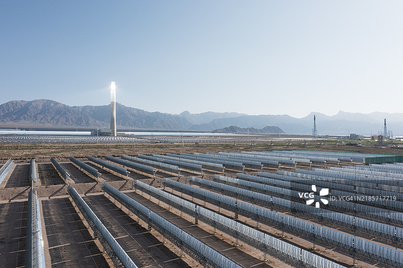 集中太阳能热发电图片素材