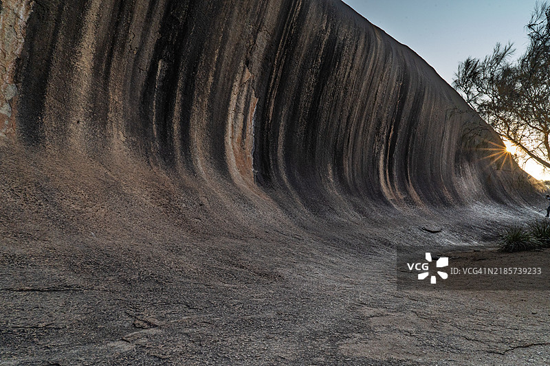 沙漠与天空的美丽景色图片素材