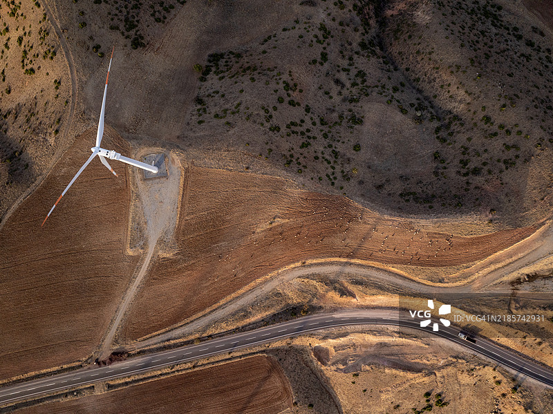 风力发电机图片素材