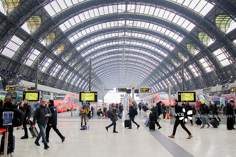 米兰中央火车站图片素材