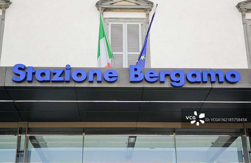 贝尔加莫火车站图片素材