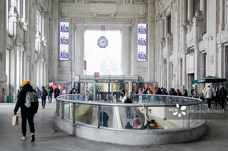 米兰中央火车站图片素材