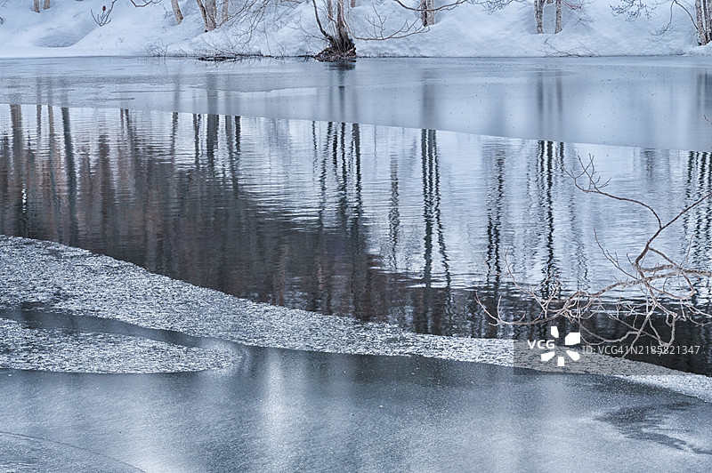 乌兰大野冬季风光图片素材