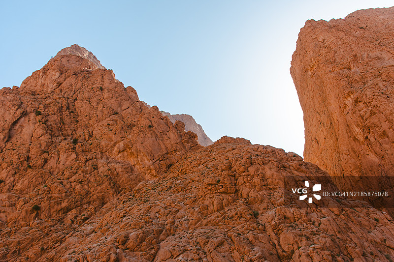 摩洛哥的托德拉峡谷图片素材