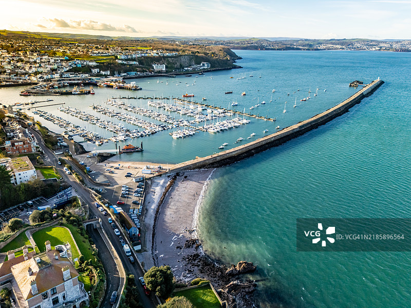 布里克斯汉姆外港海堤图片素材