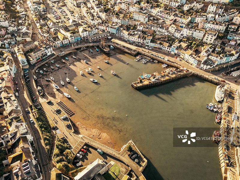 布里克斯汉姆内港和市中心图片素材