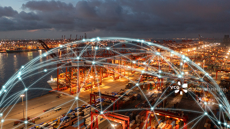 智能港口图片素材