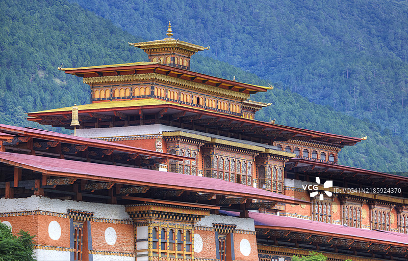 不丹的一座寺院图片素材
