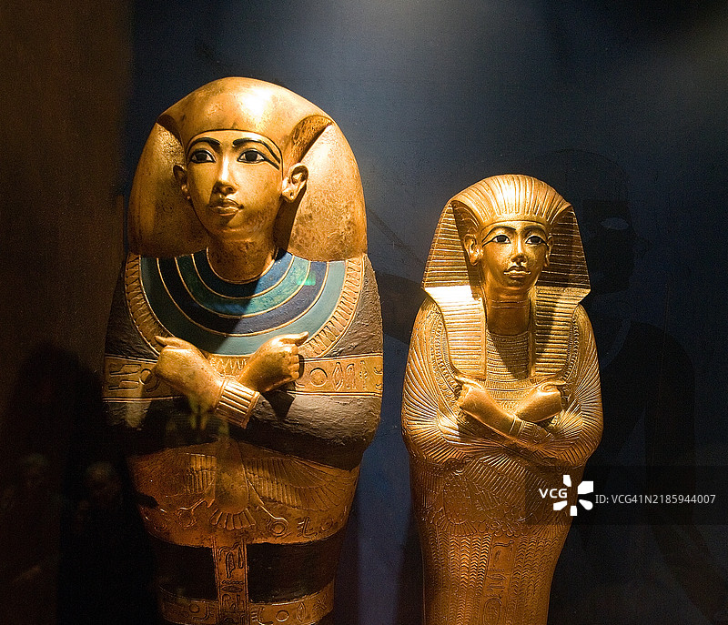 图坦卡蒙墓中的物品图片素材